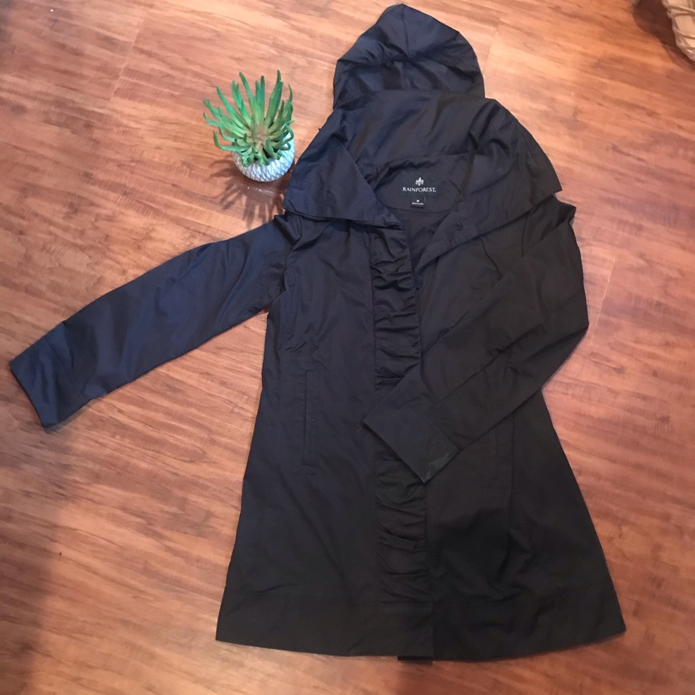 Black Trench/Rain Coat